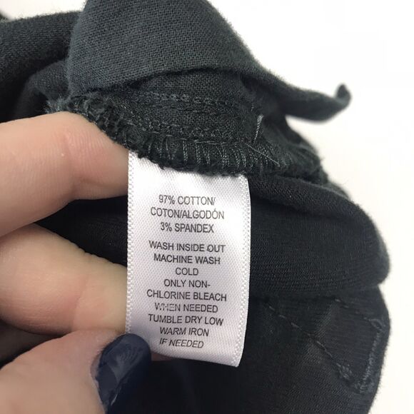 LOFT Slim Jeans Womens 10 30 Dark Green Flat Front Stretch Skinny Mid Rise - Picture 7 of 12